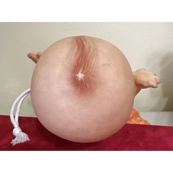 Retro‎ Kewpie Doll 10" Large Green Feather - Picture 10 of 10